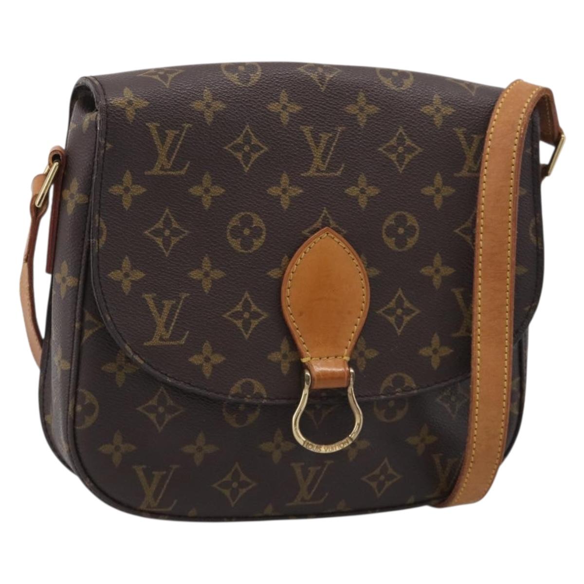 LOUIS VUITTON Monogram Saint Cloud GM Shoulder Bag M51242 LV Auth ep16751A