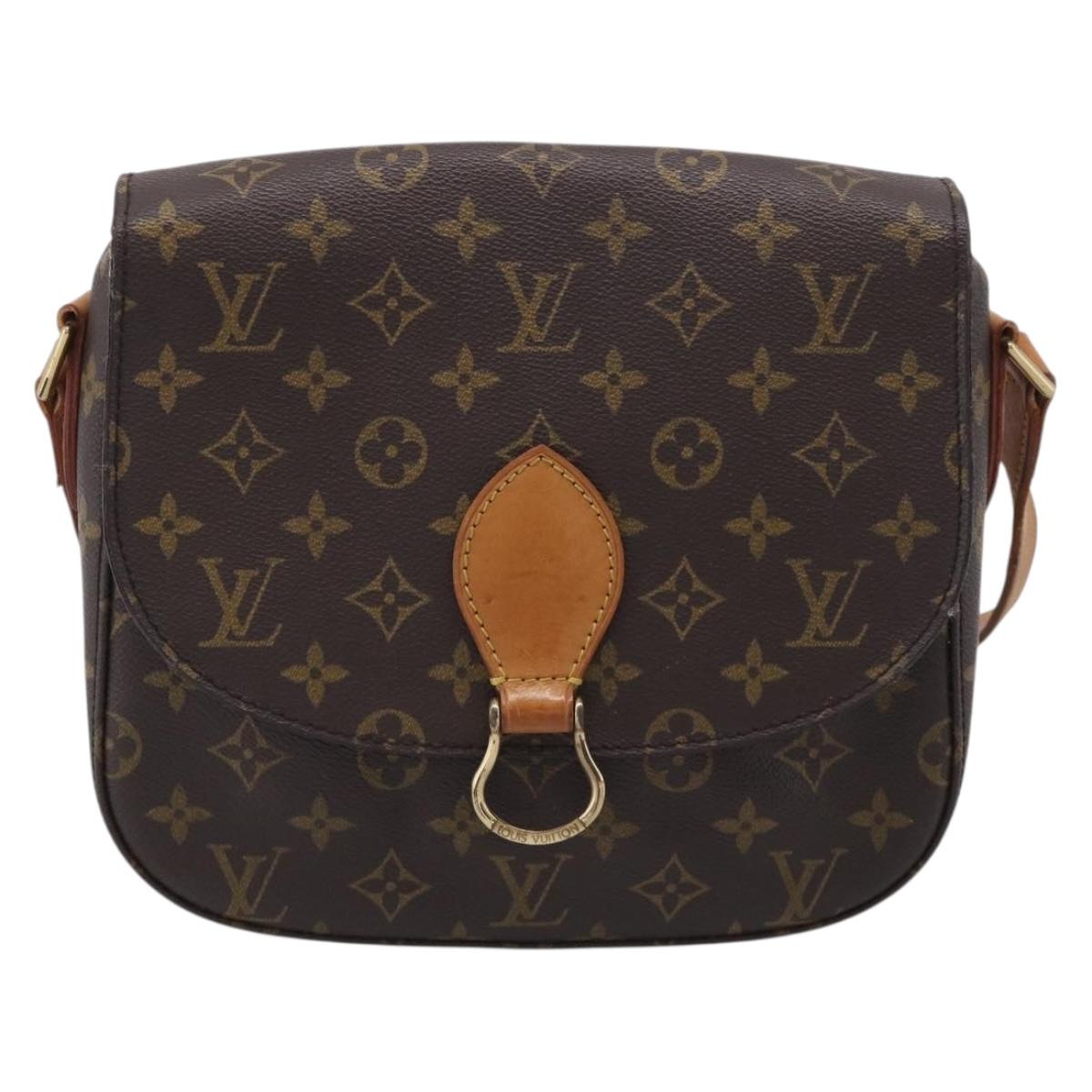 LOUIS VUITTON Monogram Saint Cloud GM Shoulder Bag M51242 LV Auth ep16751A