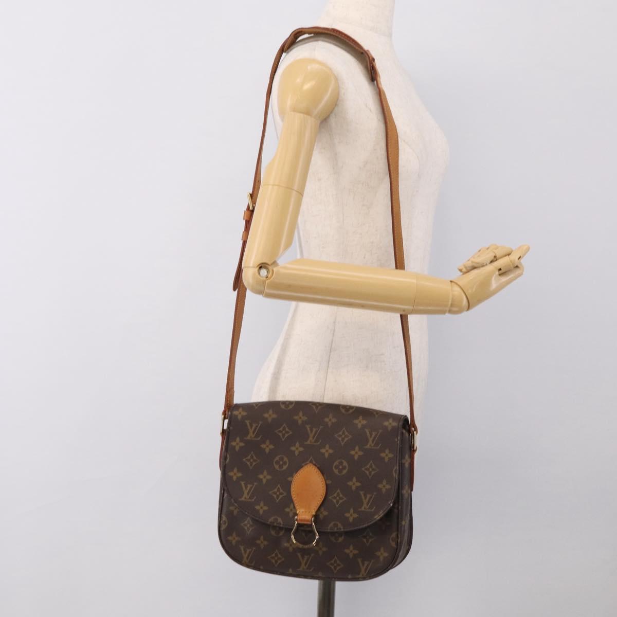 LOUIS VUITTON Monogram Saint Cloud GM Shoulder Bag M51242 LV Auth ep16751A