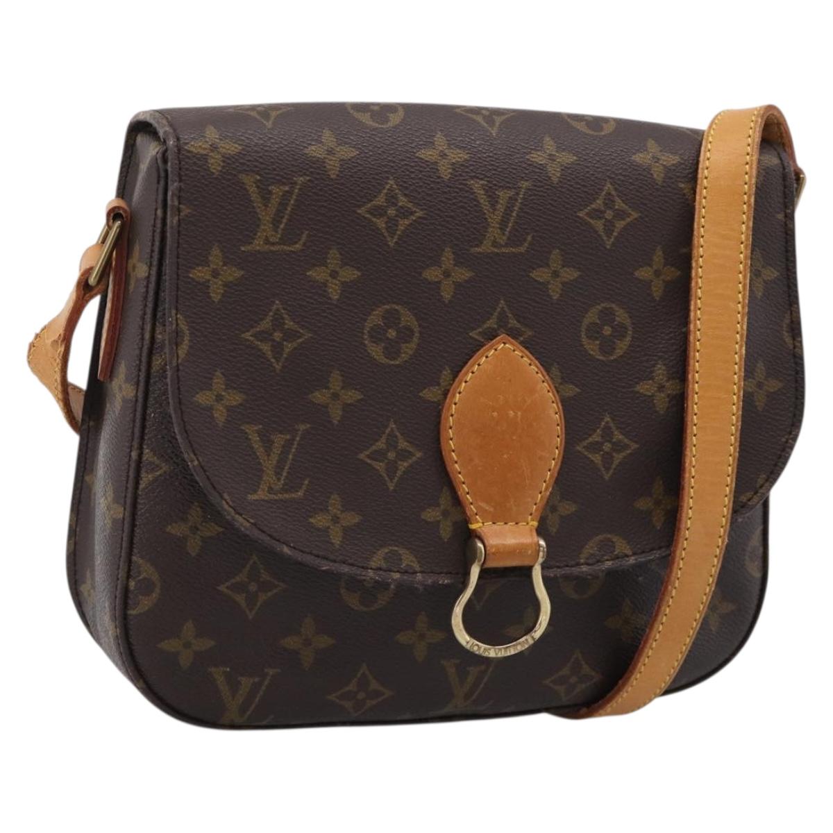 LOUIS VUITTON Monogram Saint Cloud GM Shoulder Bag M51242 LV Auth ep16752A