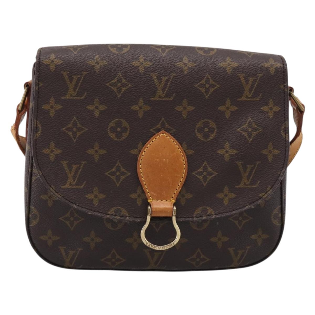 LOUIS VUITTON Monogram Saint Cloud GM Shoulder Bag M51242 LV Auth ep16752A