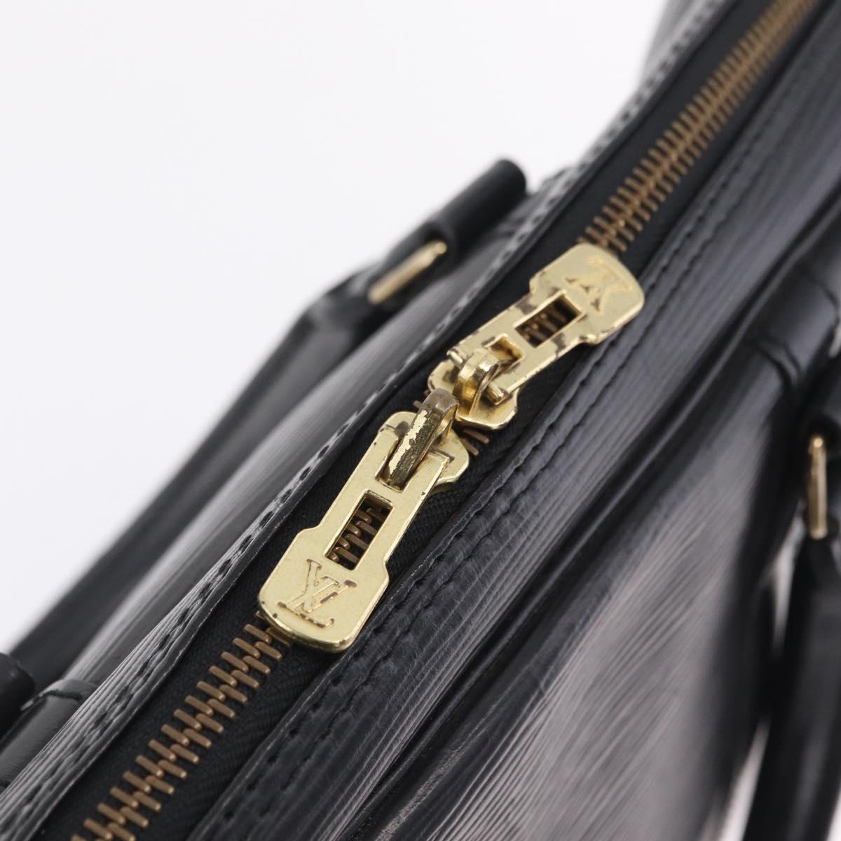 LOUIS VUITTON Epi Porte Documents Voyage Business Bag Black M54472 Auth ep16753