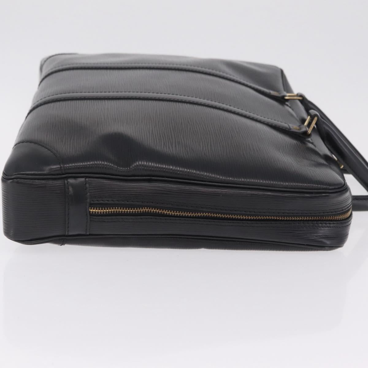 LOUIS VUITTON Epi Porte Documents Voyage Business Bag Black M54472 Auth ep16753