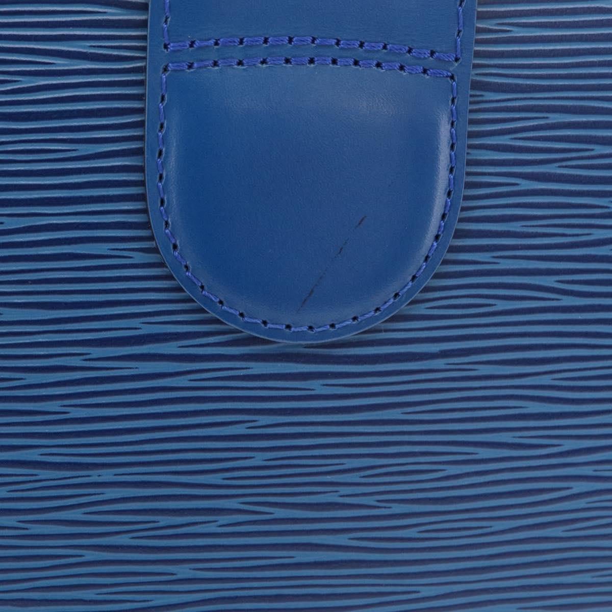 LOUIS VUITTON Epi Capuchin Shoulder Bag Blue M52345 LV Auth ep16754A