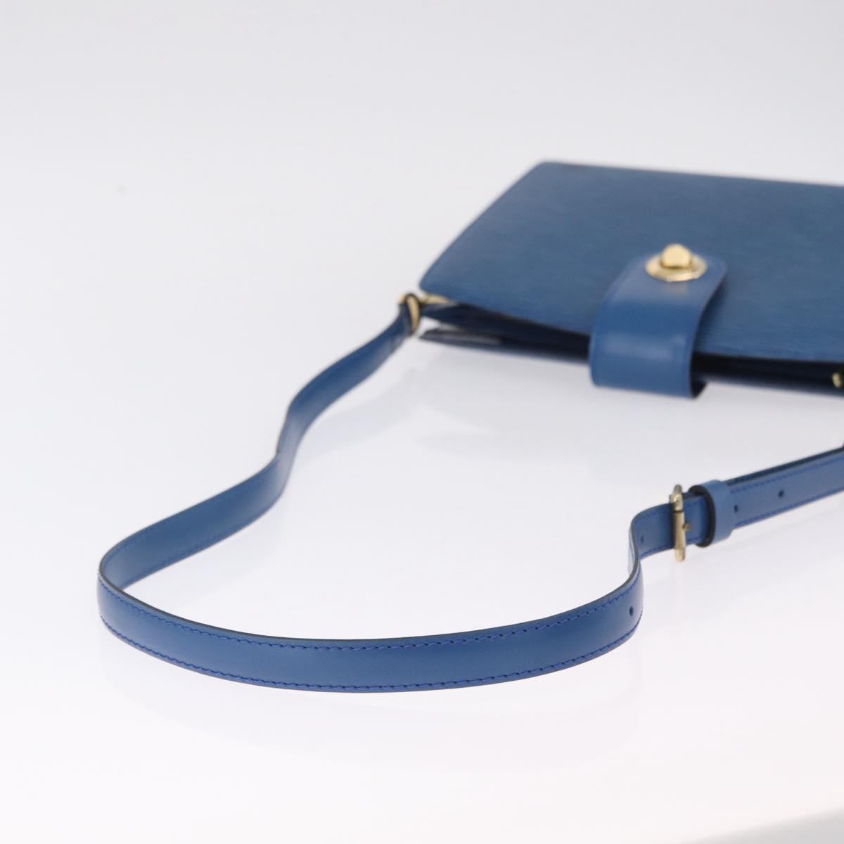 LOUIS VUITTON Epi Capuchin Shoulder Bag Blue M52345 LV Auth ep16754A