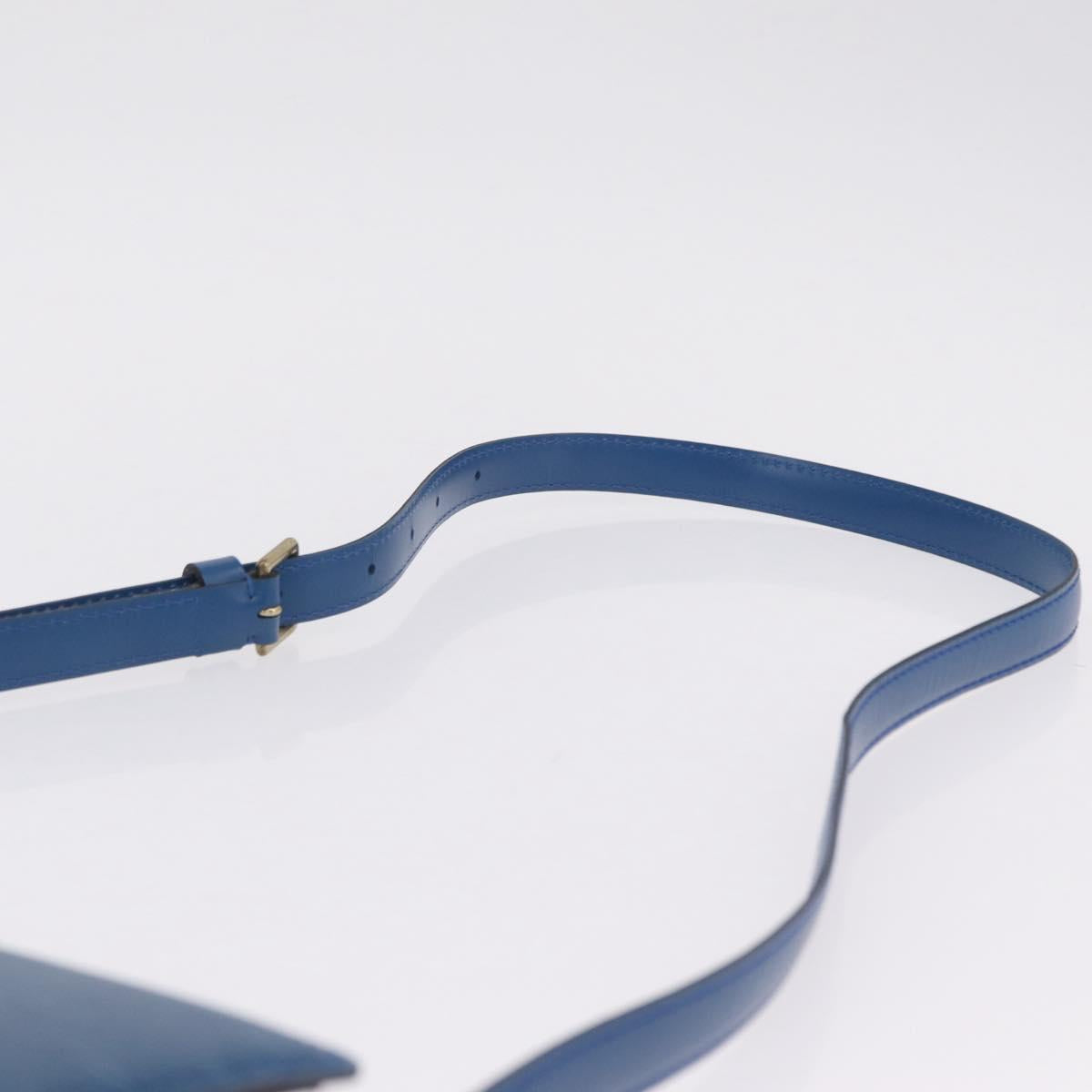 LOUIS VUITTON Epi Capuchin Shoulder Bag Blue M52345 LV Auth ep16754A