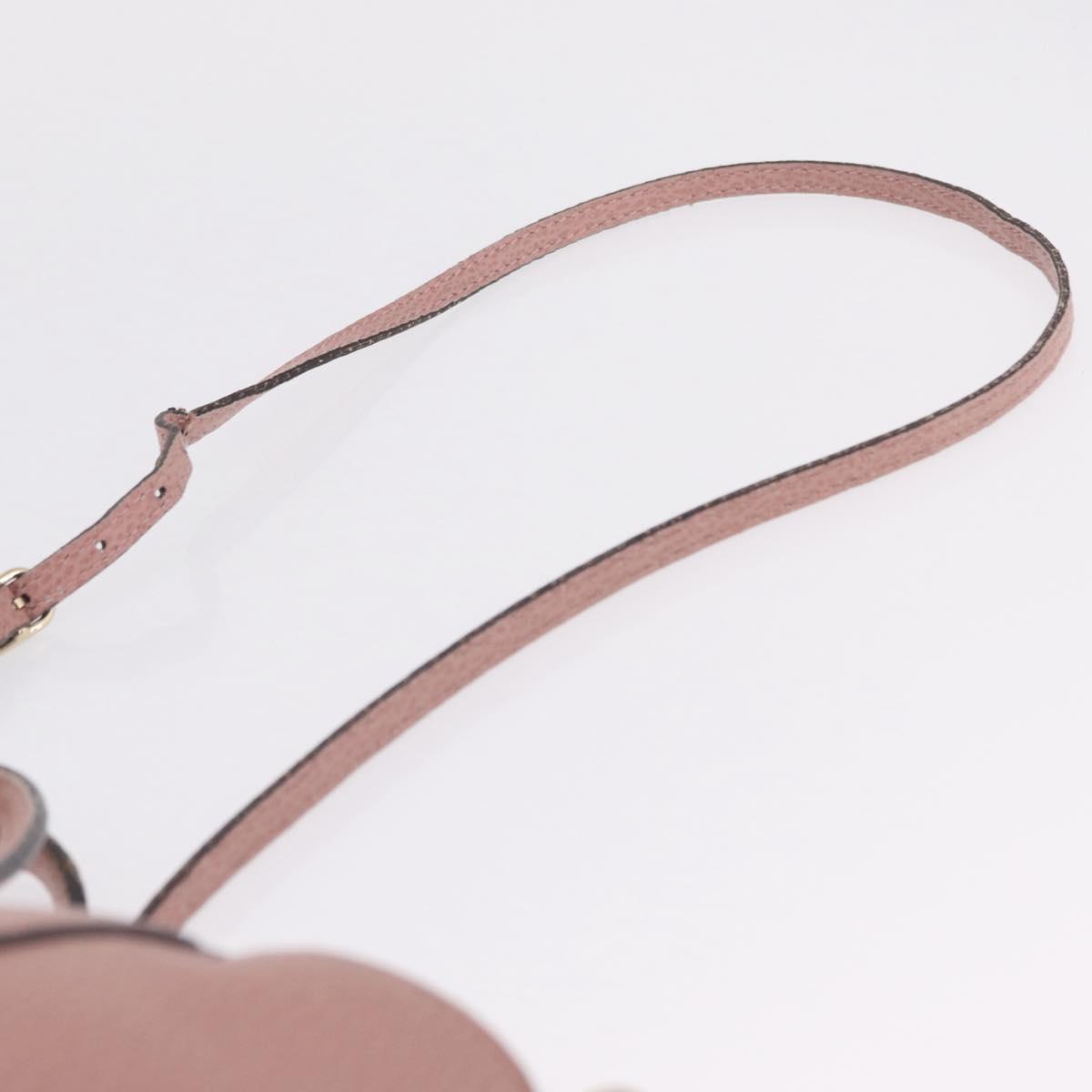 GUCCI Hand Bag Leather 2way Pink Gold Tone 368827 Auth ep16755