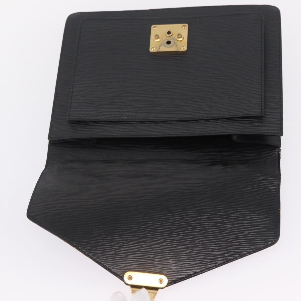 LOUIS VUITTON Epi Monceau 28 Hand Bag Black M52122 LV Auth ep16756