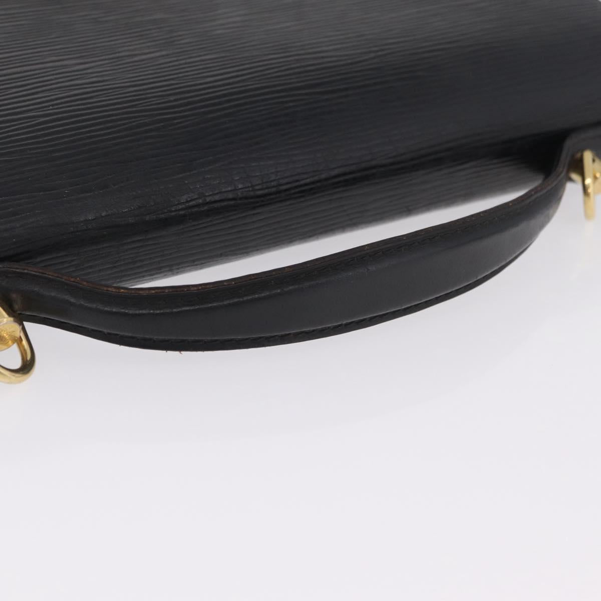LOUIS VUITTON Epi Monceau 28 Hand Bag Black M52122 LV Auth ep16756