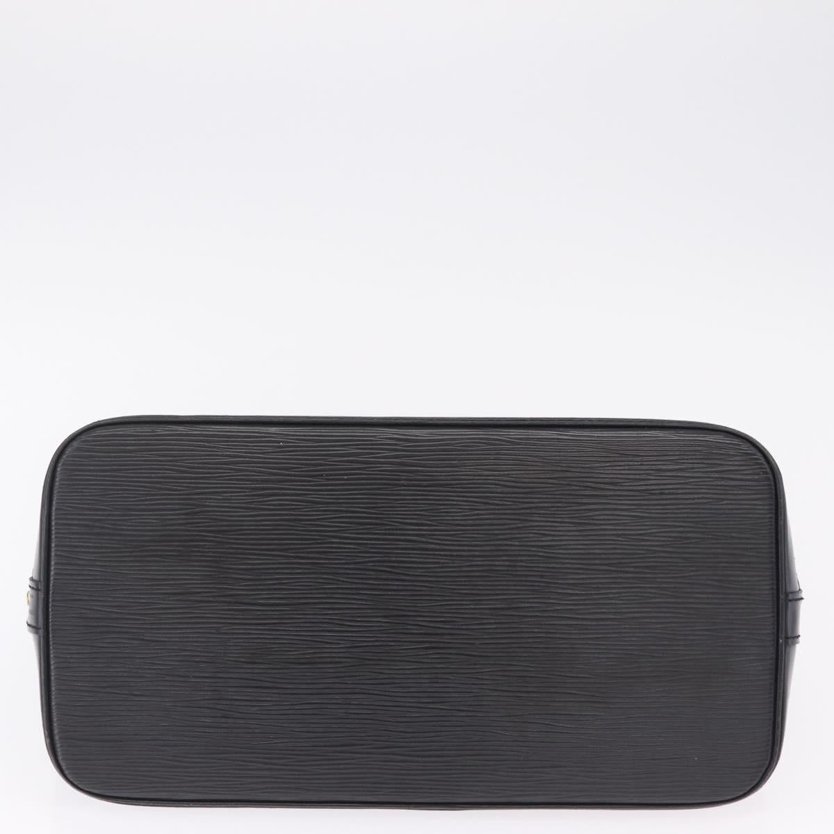 LOUIS VUITTON Epi Alma Hand Bag Noir M52142 LV Auth ep16759