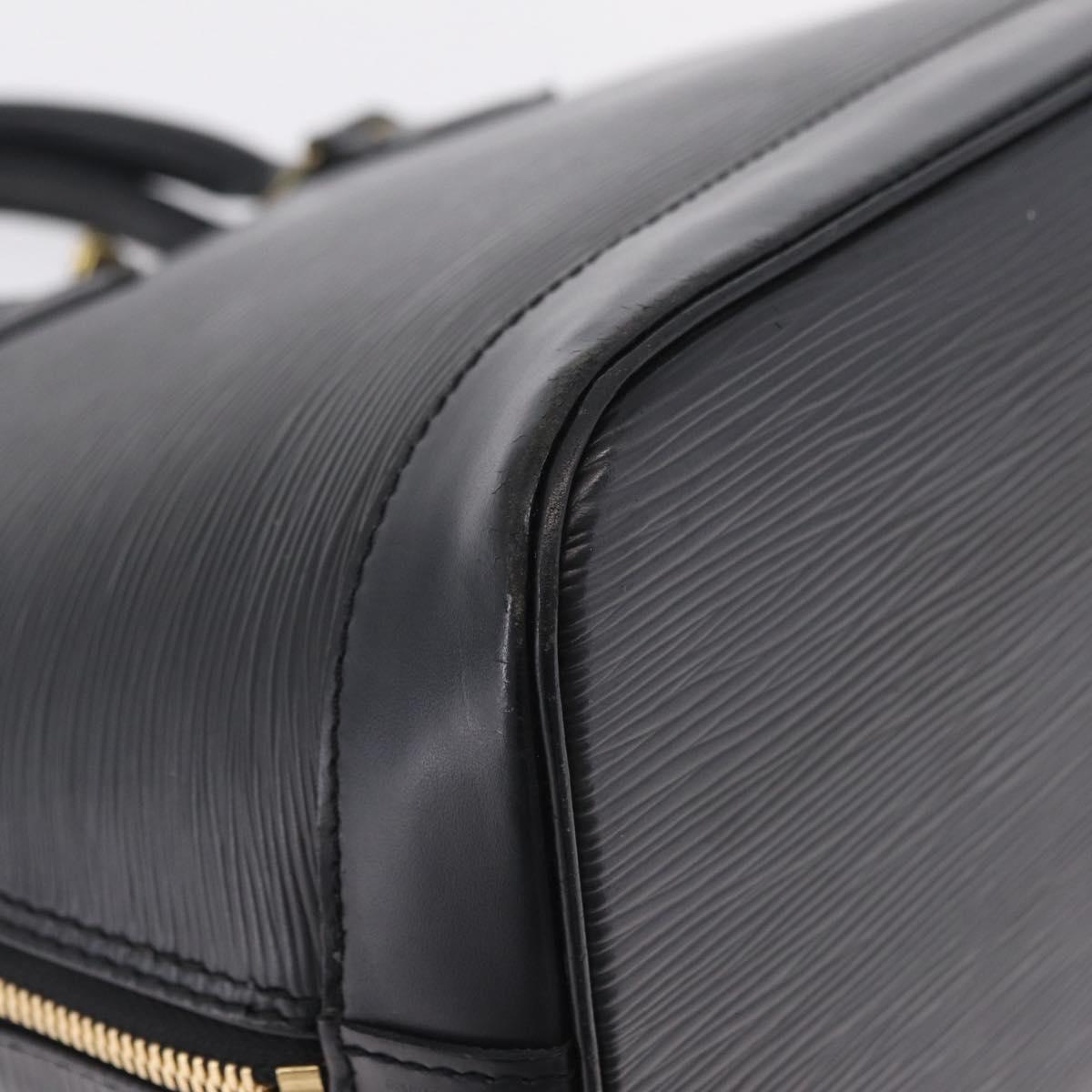 LOUIS VUITTON Epi Alma Hand Bag Noir M52142 LV Auth ep16759