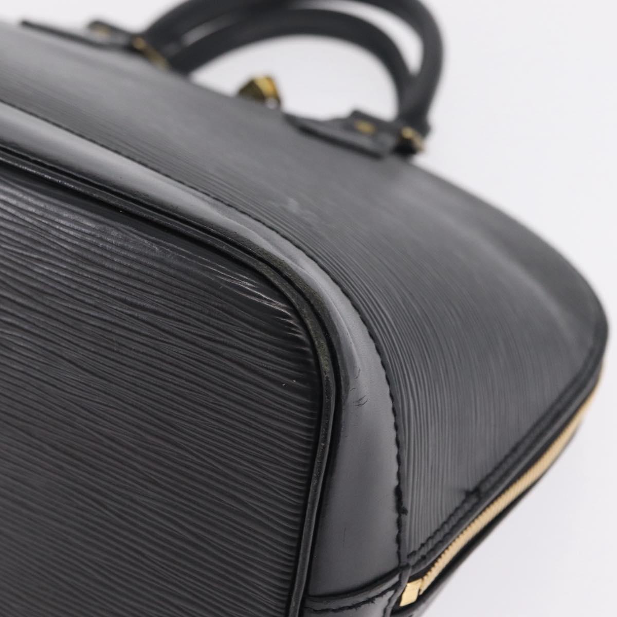 LOUIS VUITTON Epi Alma Hand Bag Noir M52142 LV Auth ep16759