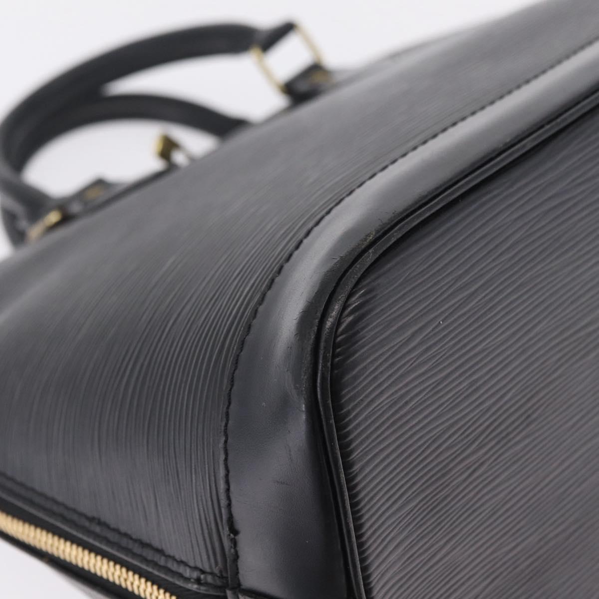 LOUIS VUITTON Epi Alma Hand Bag Noir M52142 LV Auth ep16759