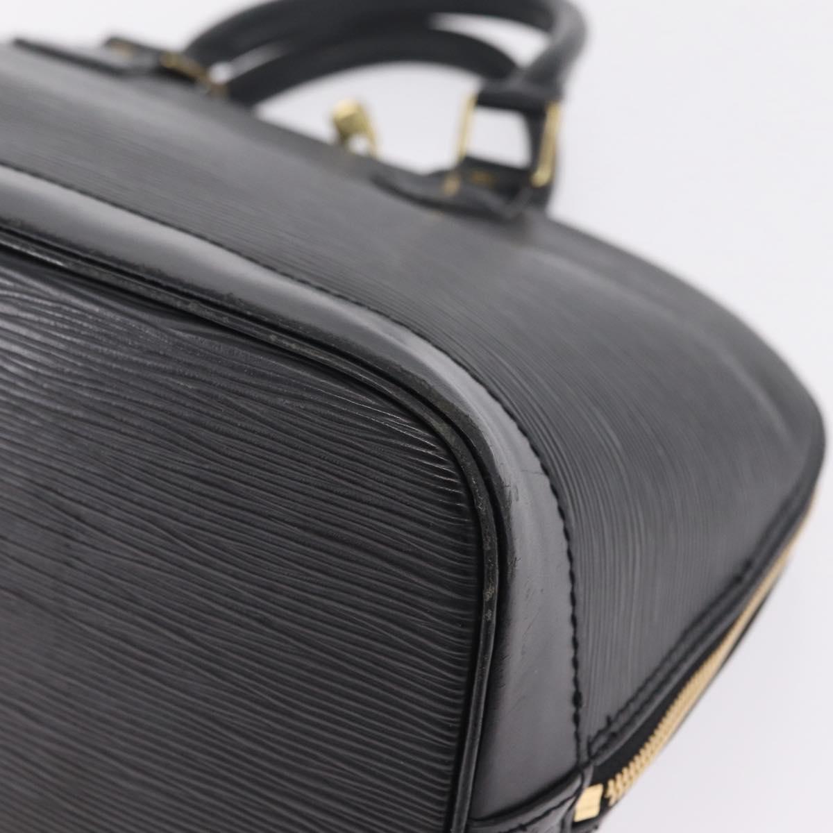 LOUIS VUITTON Epi Alma Hand Bag Noir M52142 LV Auth ep16759