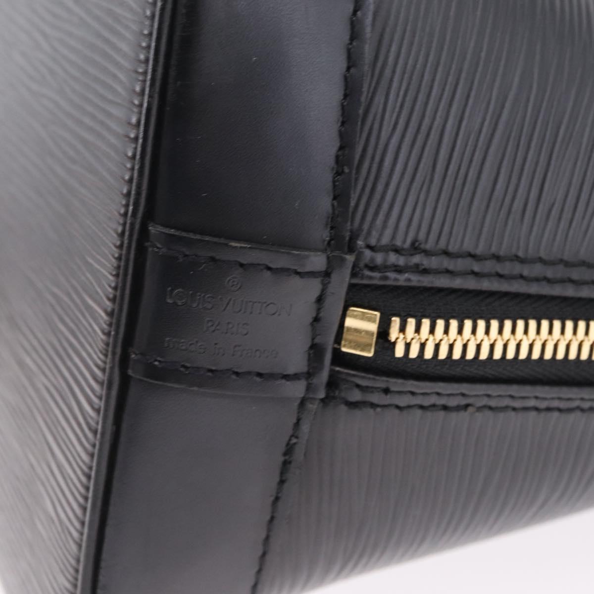 LOUIS VUITTON Epi Alma Hand Bag Noir M52142 LV Auth ep16759