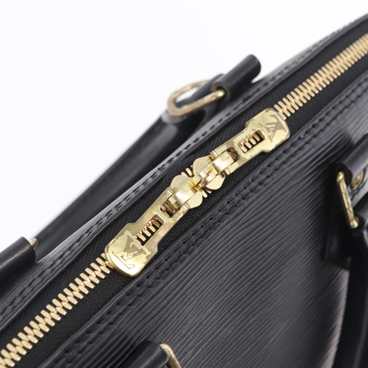 LOUIS VUITTON Epi Alma Hand Bag Noir M52142 LV Auth ep16759