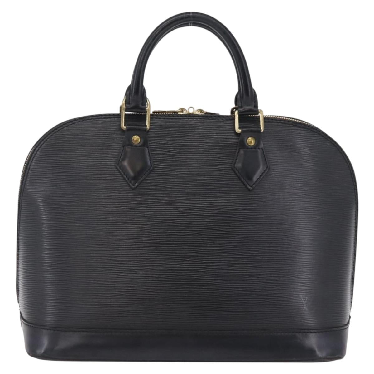 LOUIS VUITTON Epi Alma Hand Bag Noir M52142 LV Auth ep16759