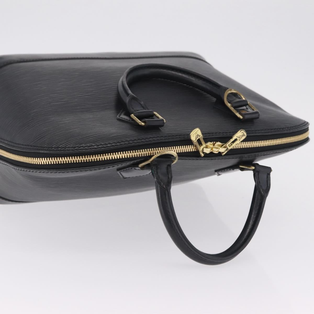 LOUIS VUITTON Epi Alma Hand Bag Noir M52142 LV Auth ep16759