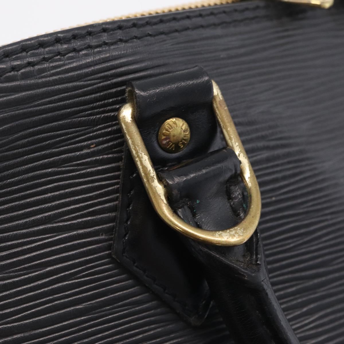 LOUIS VUITTON Epi Alma Hand Bag Noir M52142 LV Auth ep16759