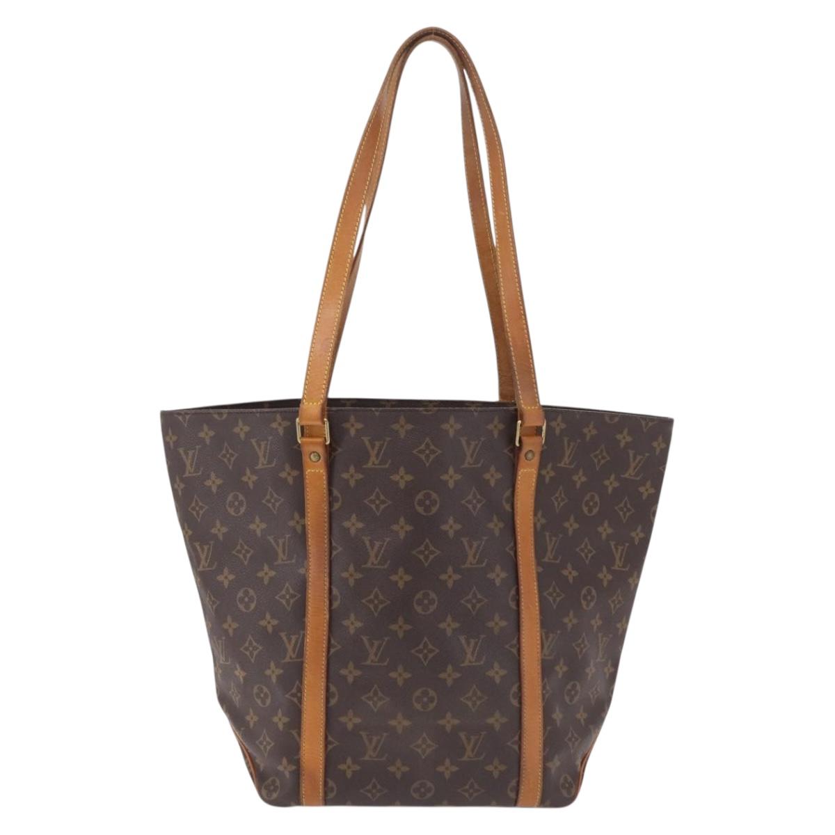 LOUIS VUITTON Monogram Sac Shopping Tote Bag M51108 LV Auth ep16761
