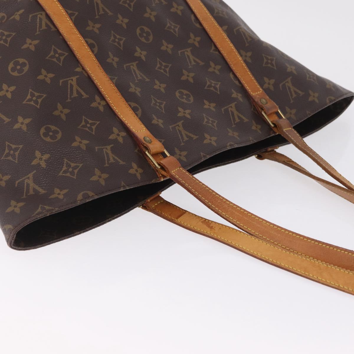 LOUIS VUITTON Monogram Sac Shopping Tote Bag M51108 LV Auth ep16761
