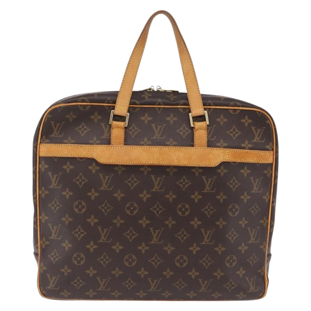 LOUIS VUITTON Monogram Porte Documents Pegas Hand Bag M53343 LV Auth ep16762