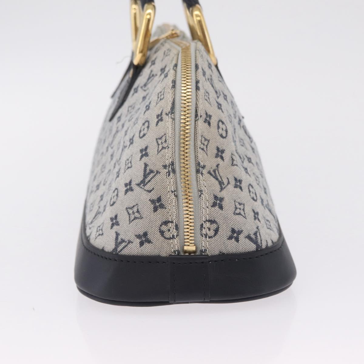 LOUIS VUITTON Monogram Mini Alma Ron Hand Bag Blue M92205 LV Auth ep16764V