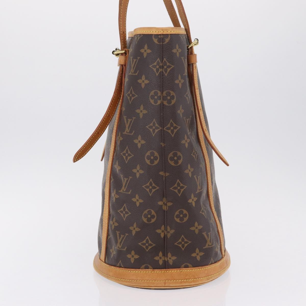 LOUIS VUITTON Monogram Bucket GM Shoulder Bag M42236 LV Auth ep16766