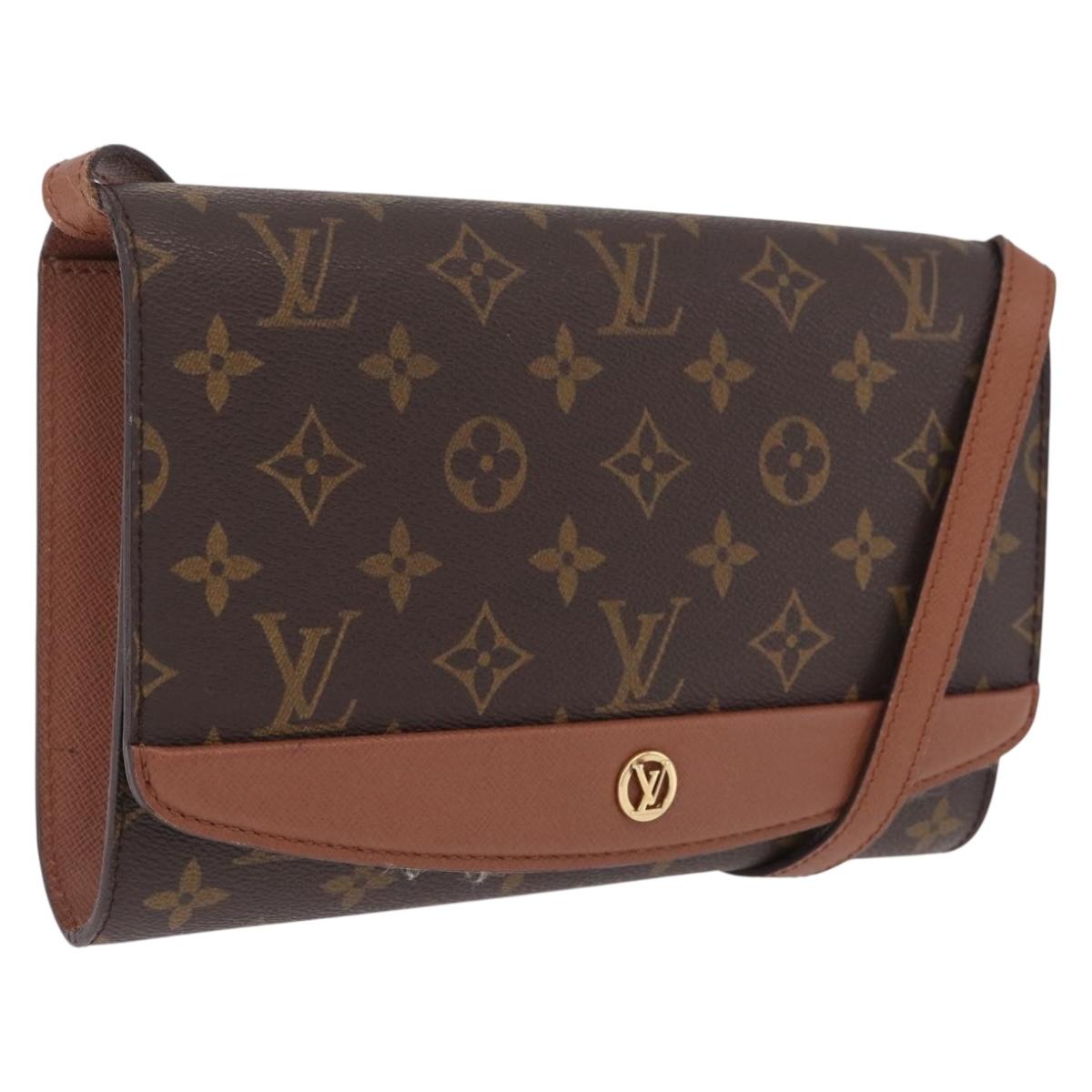 LOUIS VUITTON Monogram Bordeaux 24 Shoulder Bag M51798 LV Auth ep16790A