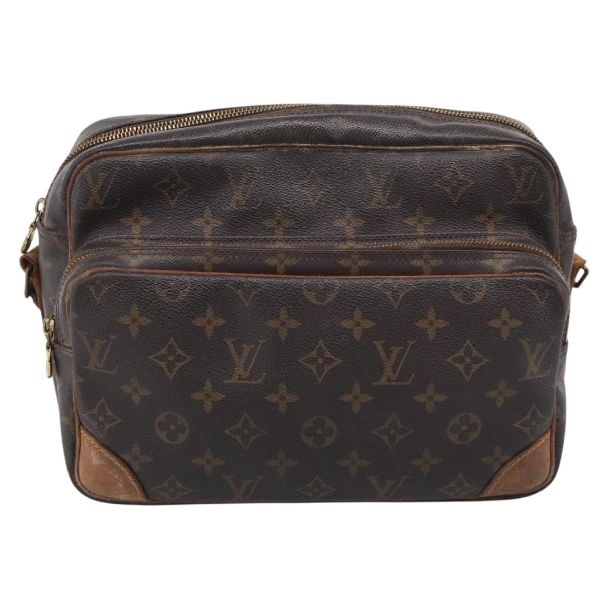 LOUIS VUITTON Monogram Nile Shoulder Bag M45244 LV Auth ep16796