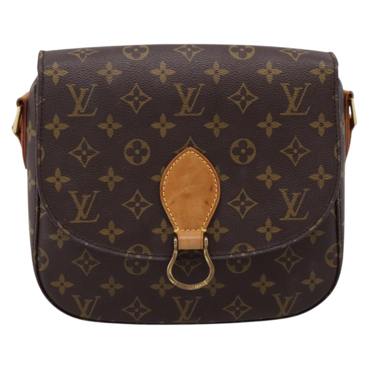 LOUIS VUITTON Monogram Saint Cloud GM Shoulder Bag M51242 LV Auth ep16804A