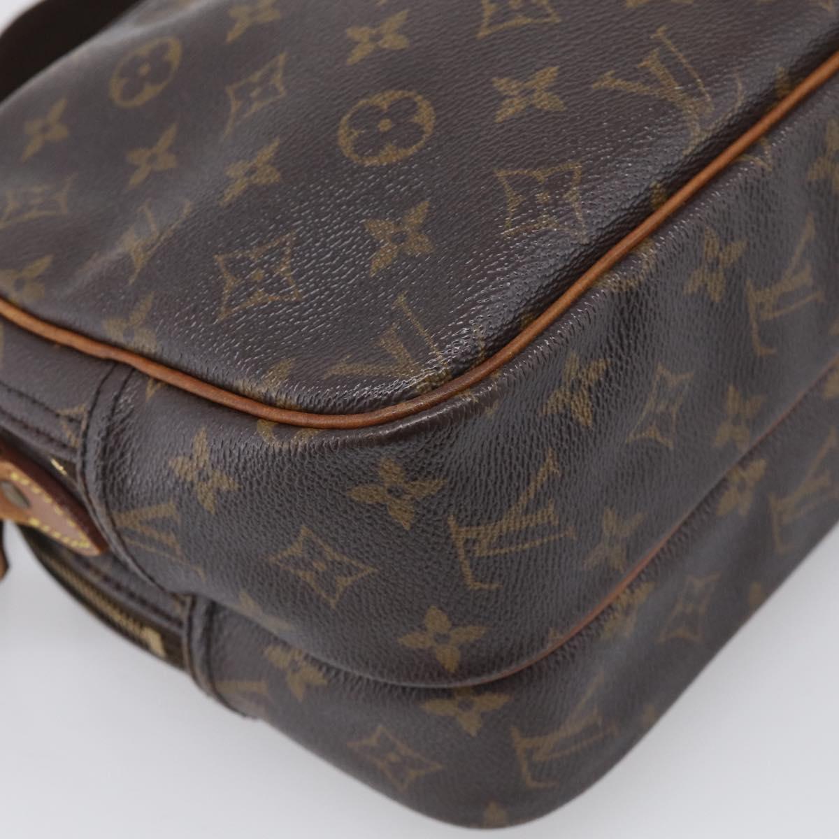 LOUIS VUITTON Monogram Reporter PM Shoulder Bag M45254 LV Auth ep16807