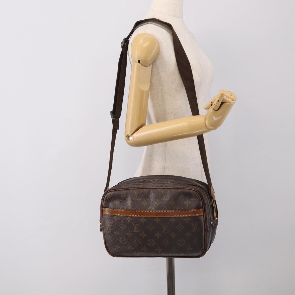 LOUIS VUITTON Monogram Reporter PM Shoulder Bag M45254 LV Auth ep16807