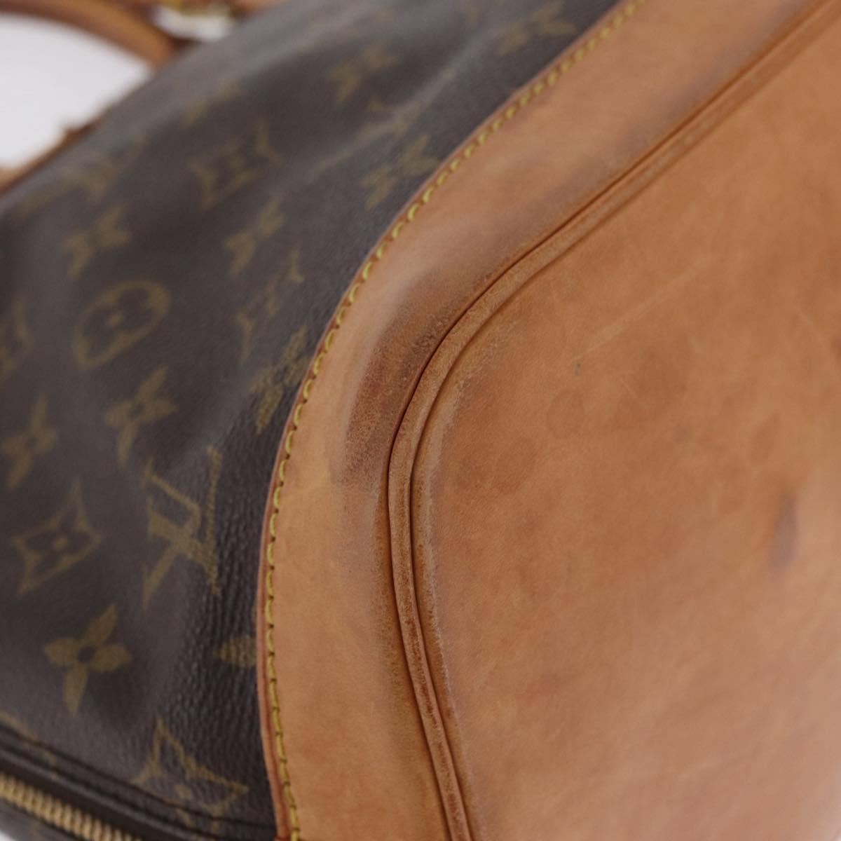LOUIS VUITTON Monogram Alma Hand Bag M51130 LV Auth ep16824