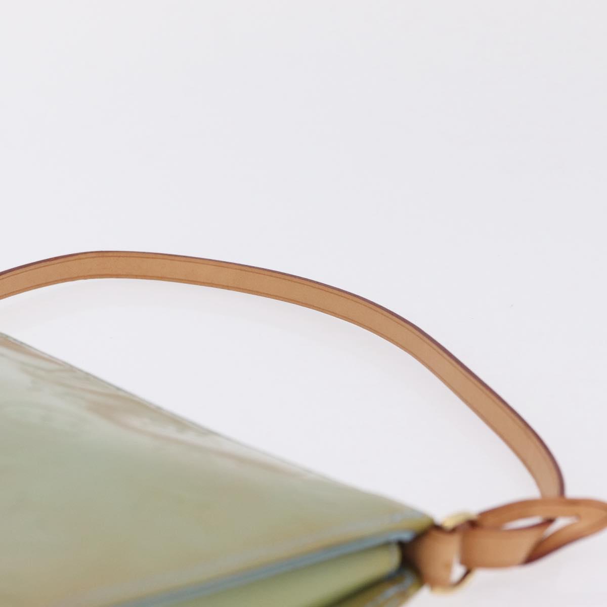 LOUIS VUITTON Monogram Vernis Lexington Pouch Baby Blue M91011 LV Auth ep16827A
