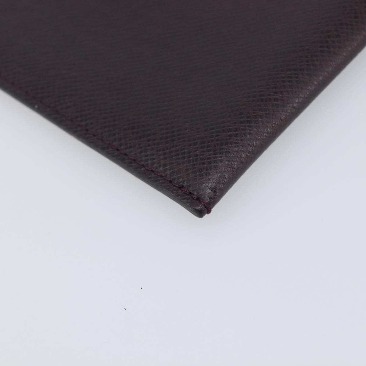 LOUIS VUITTON Taiga Document Case Pouch Acajou M99087 LV Auth ep16833