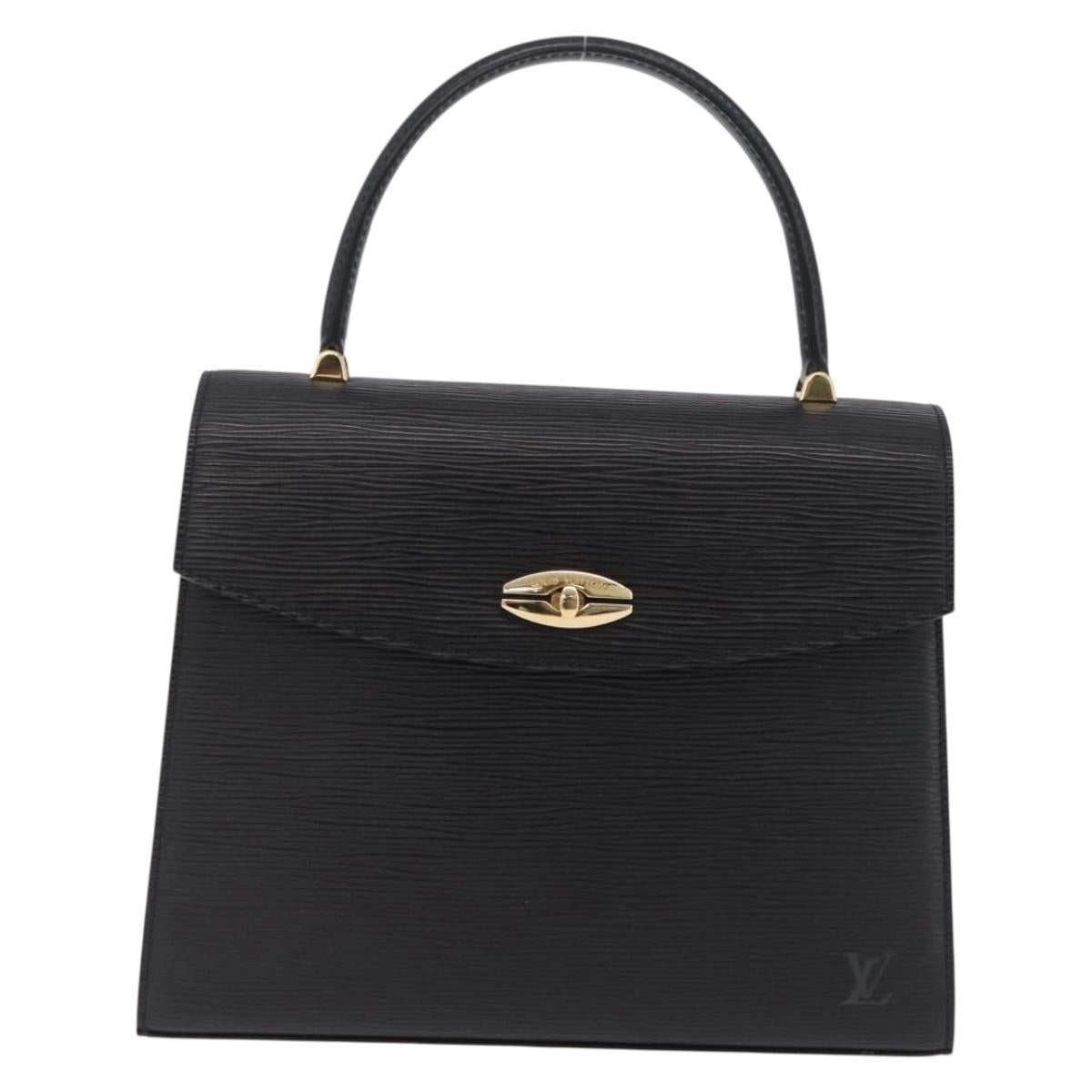 LOUIS VUITTON Epi Malesherbes Hand Bag Black M52372 LV Auth ep16845A