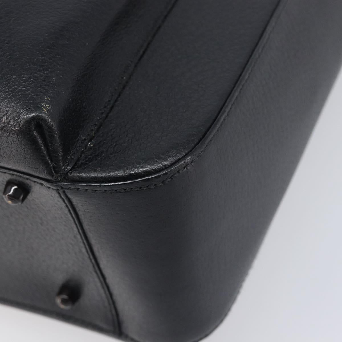 GUCCI Hand Bag Leather Black 002 1118 0462 Auth ep16869