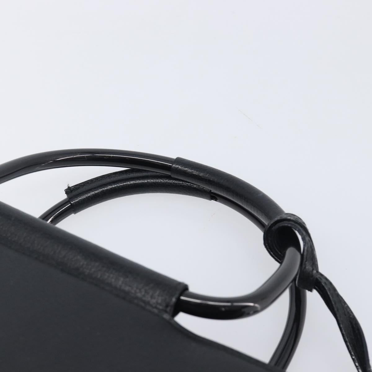 GUCCI Hand Bag Leather Black 002 1118 0462 Auth ep16869