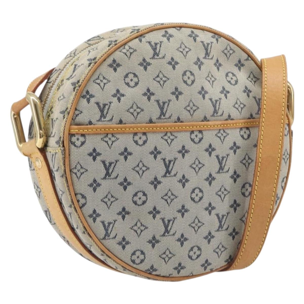 LOUIS VUITTON Monogram Mini Jeanne GM Shoulder Bag Blue M92000 LV Auth ep16901