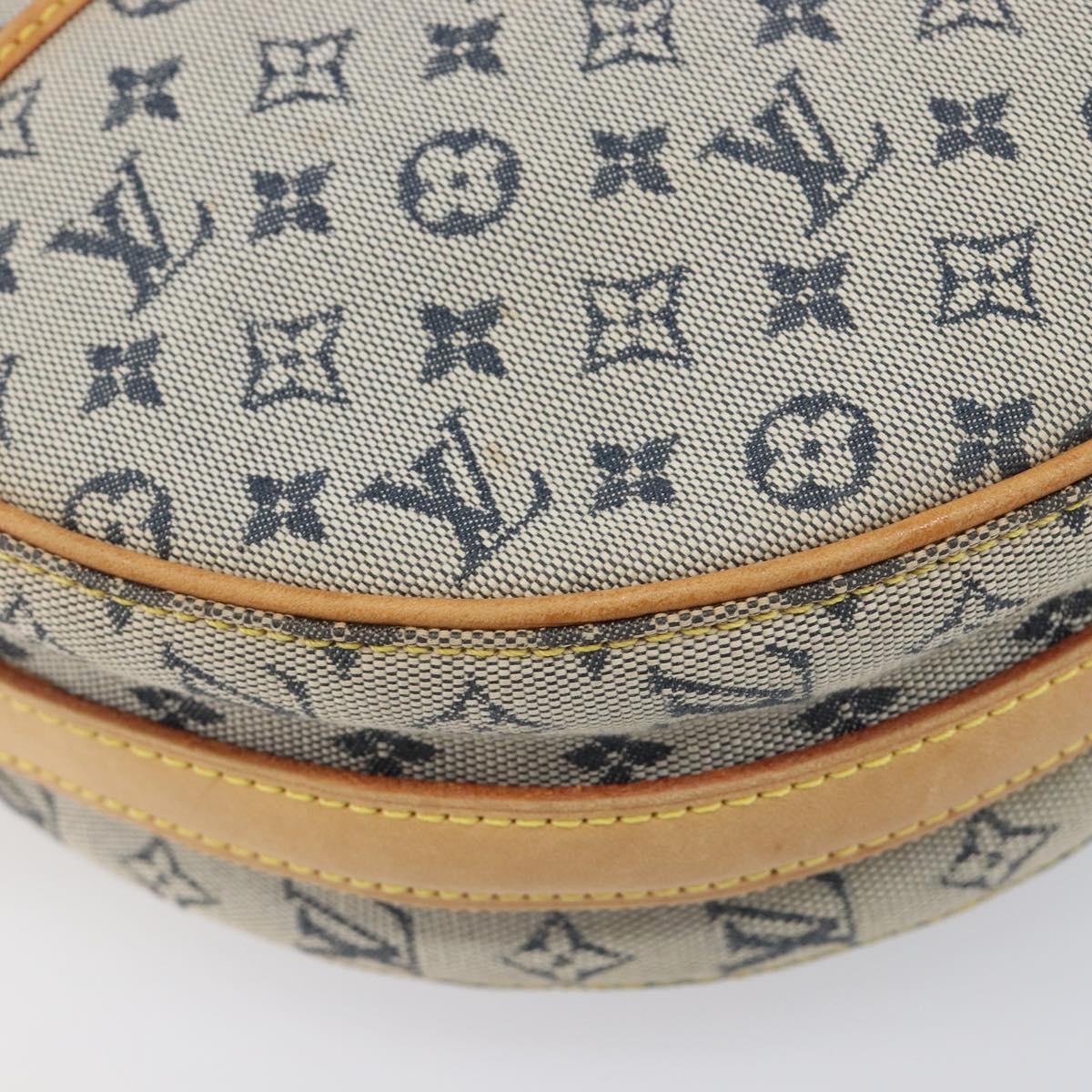 LOUIS VUITTON Monogram Mini Jeanne GM Shoulder Bag Blue M92000 LV Auth ep16901