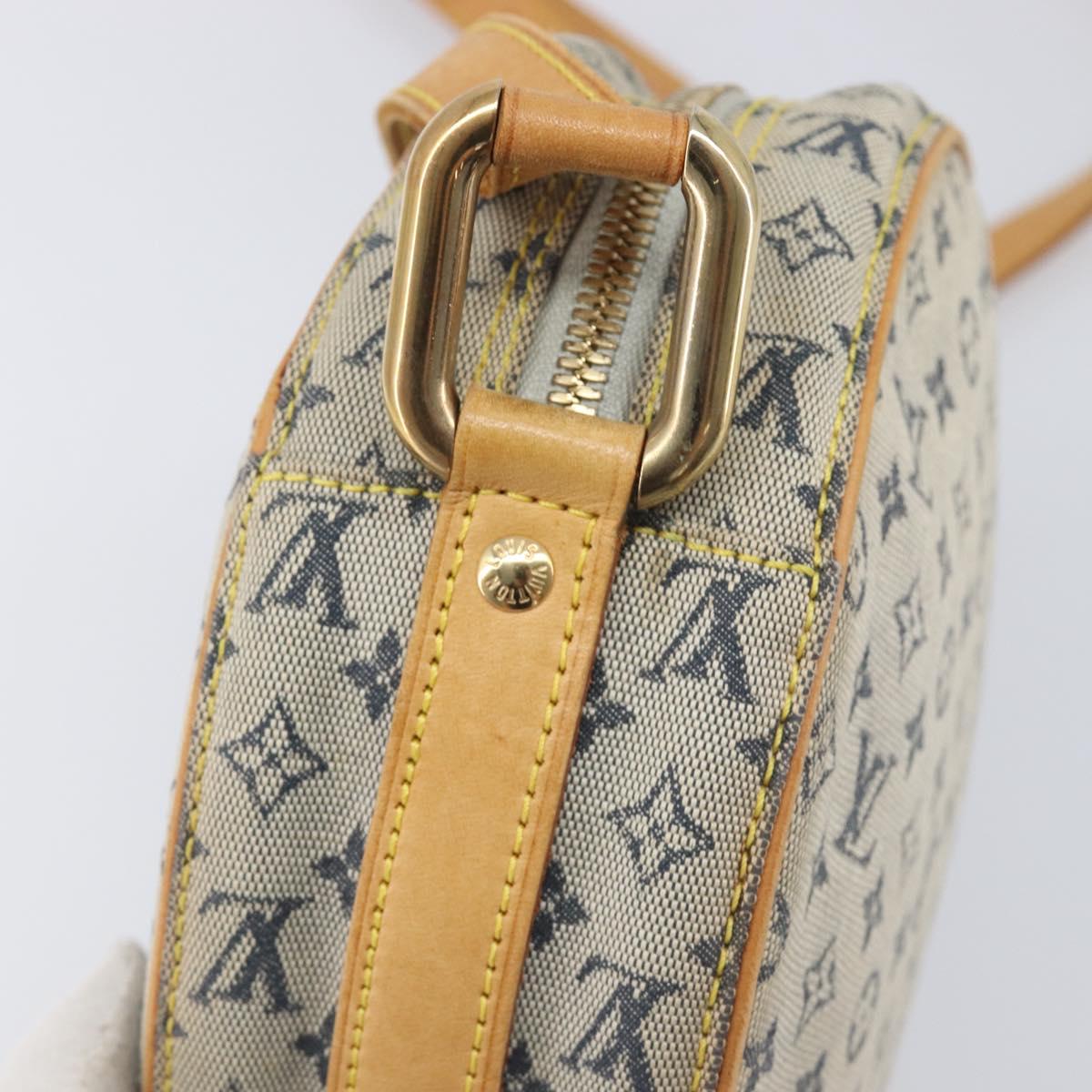 LOUIS VUITTON Monogram Mini Jeanne GM Shoulder Bag Blue M92000 LV Auth ep16901