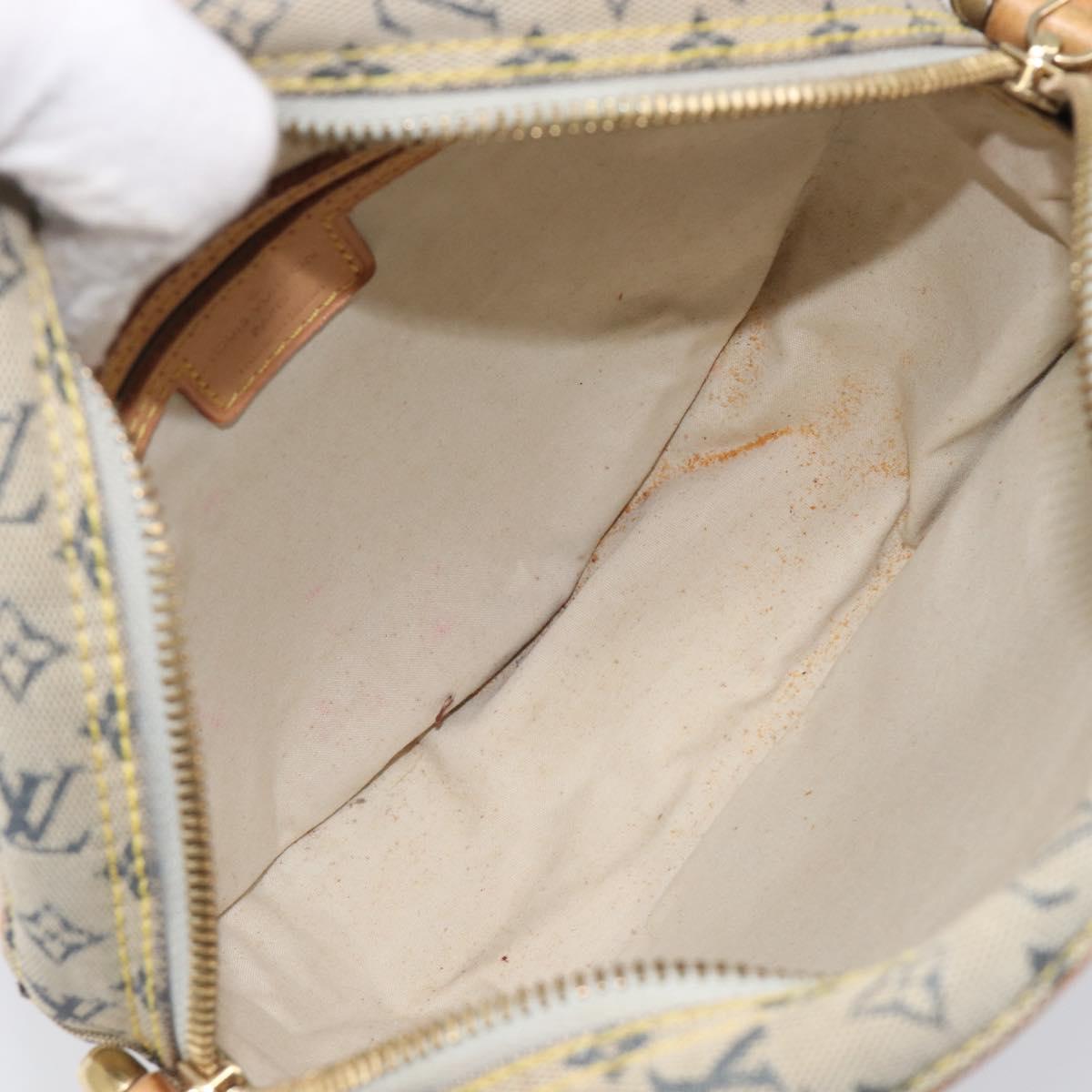 LOUIS VUITTON Monogram Mini Jeanne GM Shoulder Bag Blue M92000 LV Auth ep16901