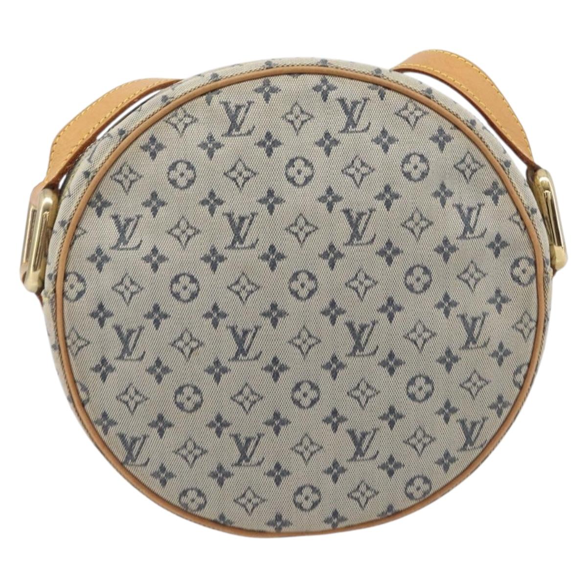 LOUIS VUITTON Monogram Mini Jeanne GM Shoulder Bag Blue M92000 LV Auth ep16901