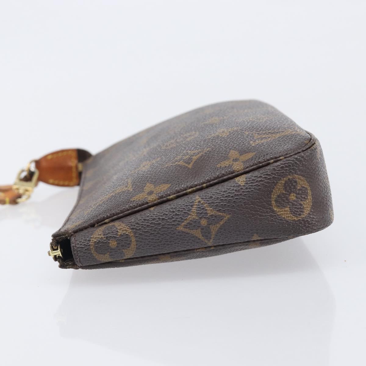 LOUIS VUITTON Monogram Mini Pochette Accessoires Pouch N41667 LV Auth ep16907