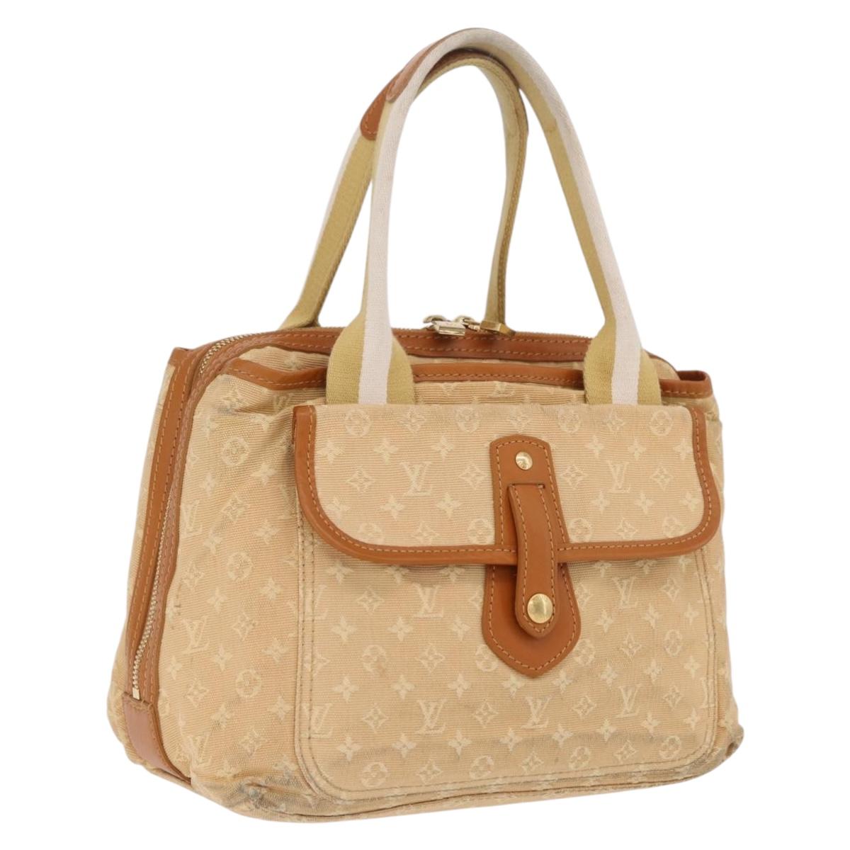 LOUIS VUITTON Monogram Mini Sac Marie Kate Tote Bag Beige M92505 LV Auth ep16910