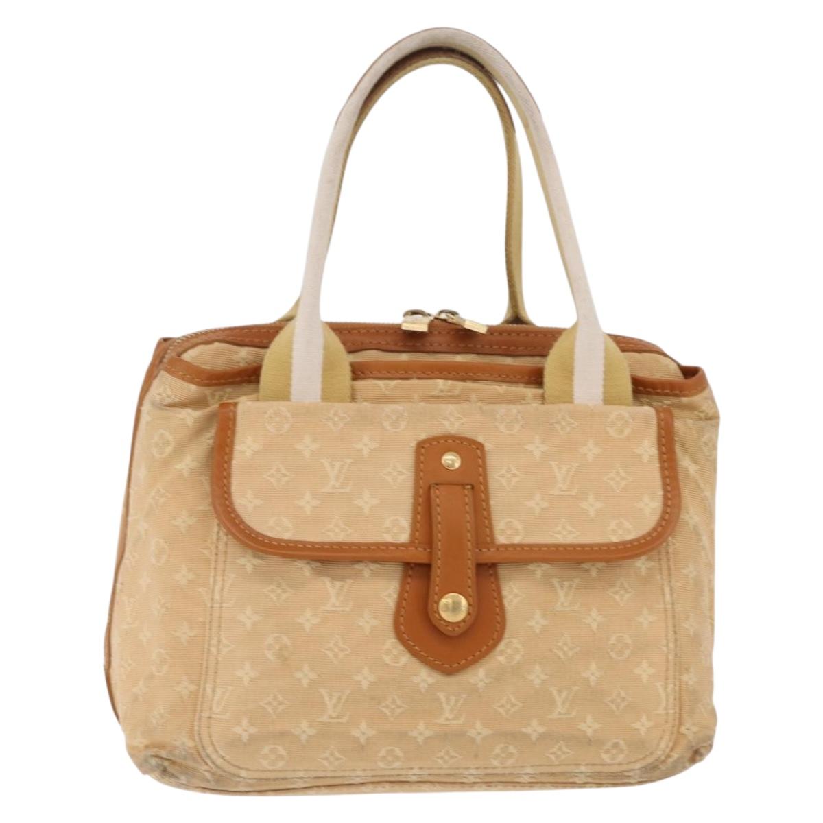 LOUIS VUITTON Monogram Mini Sac Marie Kate Tote Bag Beige M92505 LV Auth ep16910