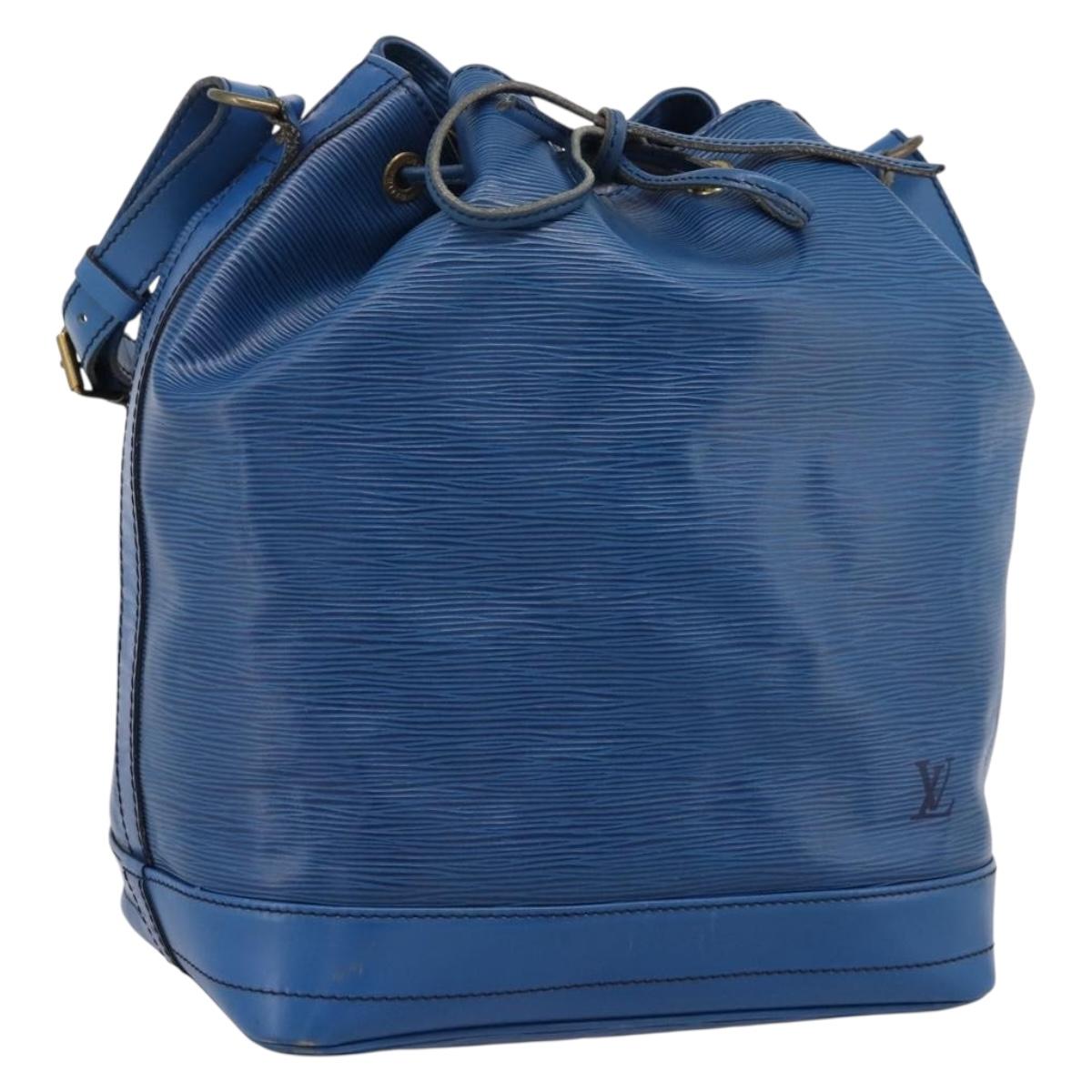 LOUIS VUITTON Epi Noe Shoulder Bag Blue M44005 LV Auth ep16916