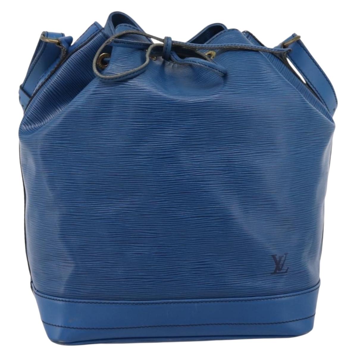 LOUIS VUITTON Epi Noe Shoulder Bag Blue M44005 LV Auth ep16916