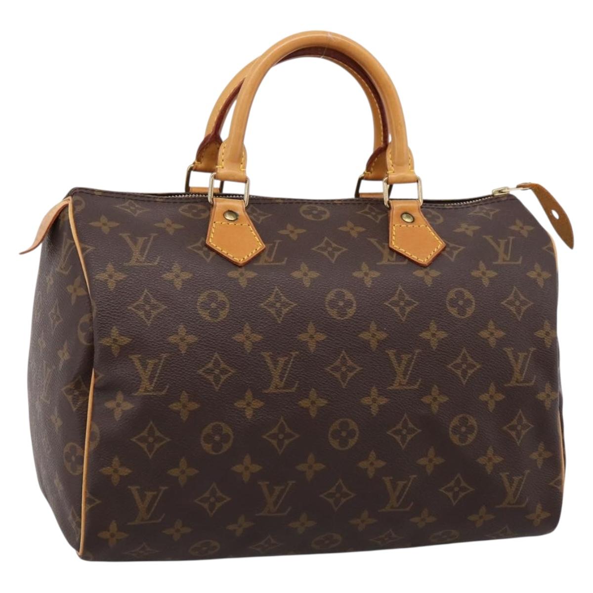 LOUIS VUITTON Monogram Speedy 30 Hand Bag M41526 LV Auth ep16921V